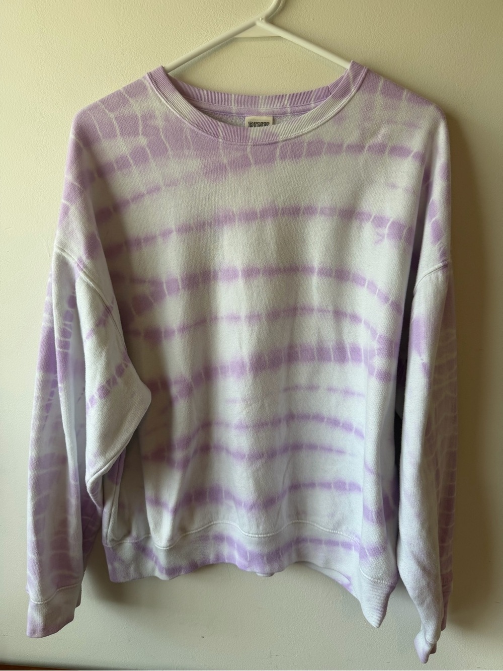 Victoria’s Secret Pink Purple Tie Dye Sweatshirt M